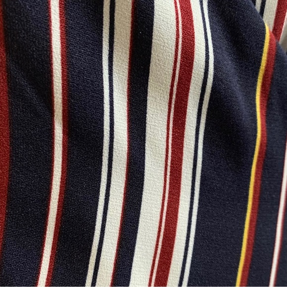 LUCCA COUTURE | NWT Striped Wrap Midi Dress Size XS - Picture 7 of 12